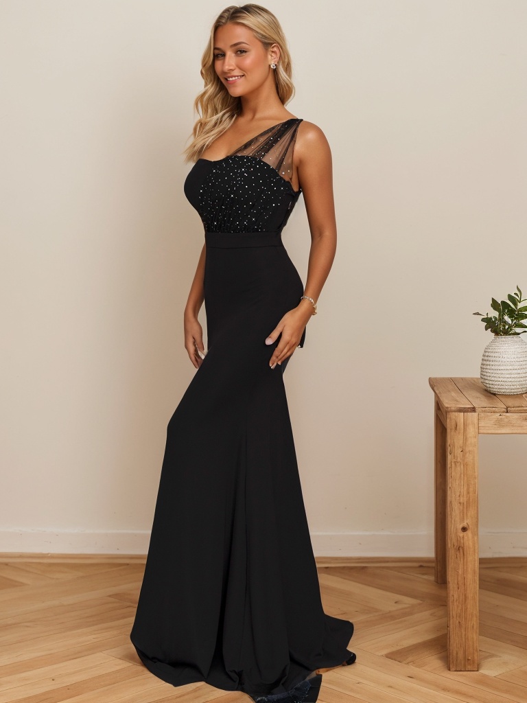 Sexy Backless Women Elegant Long Prom Evening Dresse Woman Birthday Party Dress